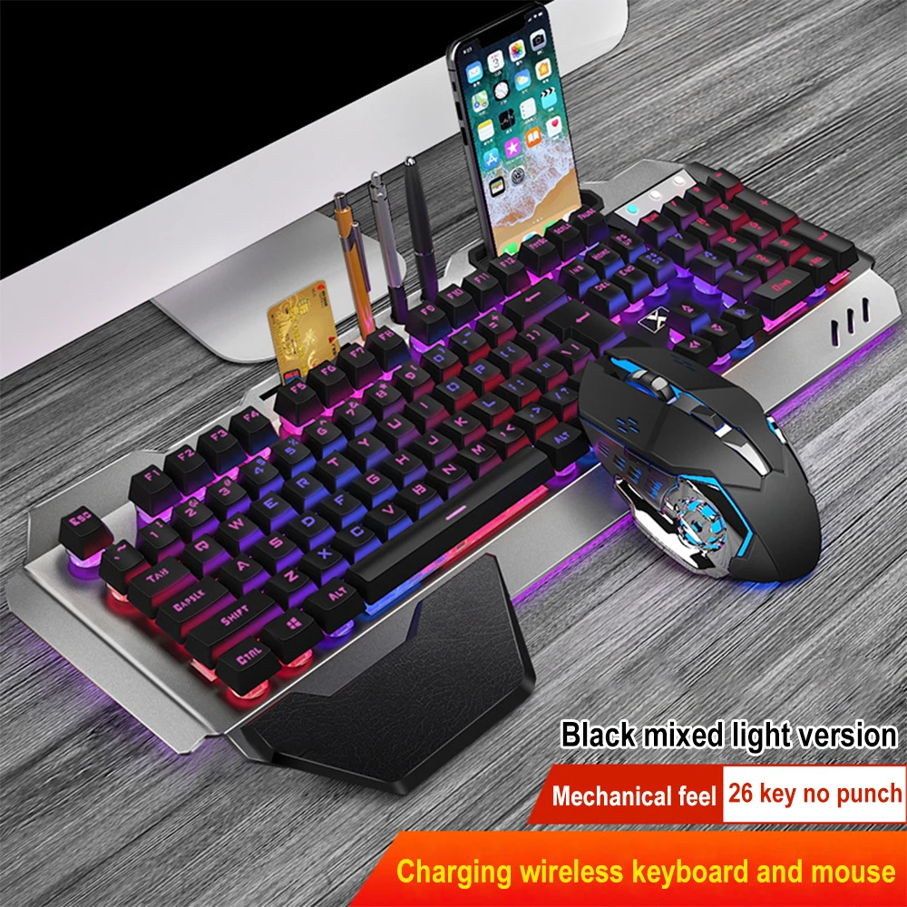 Gaming Keyboard Mini - K680 papan ketik dan mouse nirkabel