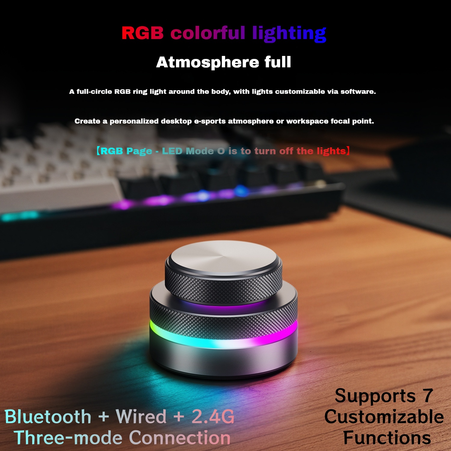 Gaming Keyboard No Rgb - Keyboard RGB Dual Knob yang Dapat