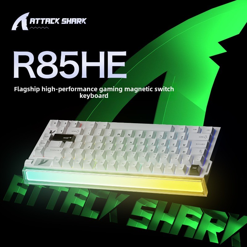 Gaming Keyboard Hot Swappable - Keyboard Gaming Kabel Magnetik ATTACK SHARK