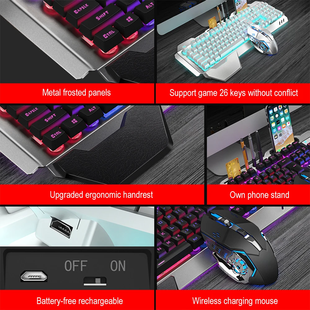 K680 papan ketik dan mouse nir - Gaming Keyboard Mini ulasan dan harga