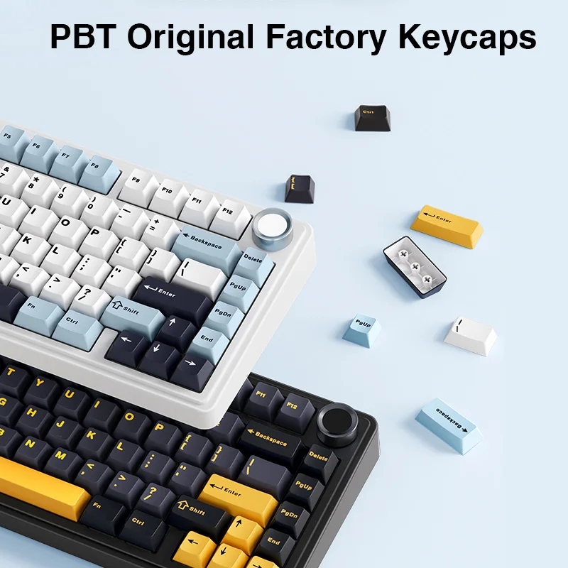 AULA F75 Keyboard mekanis game - Keyboard Gaming Blue Switch ulasan dan harga