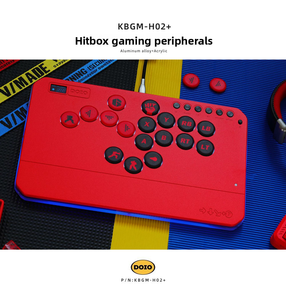 DOIO KBGM-H02+ HITBOX Keyboard - Gaming Keyboard Hot Swappable ulasan dan harga