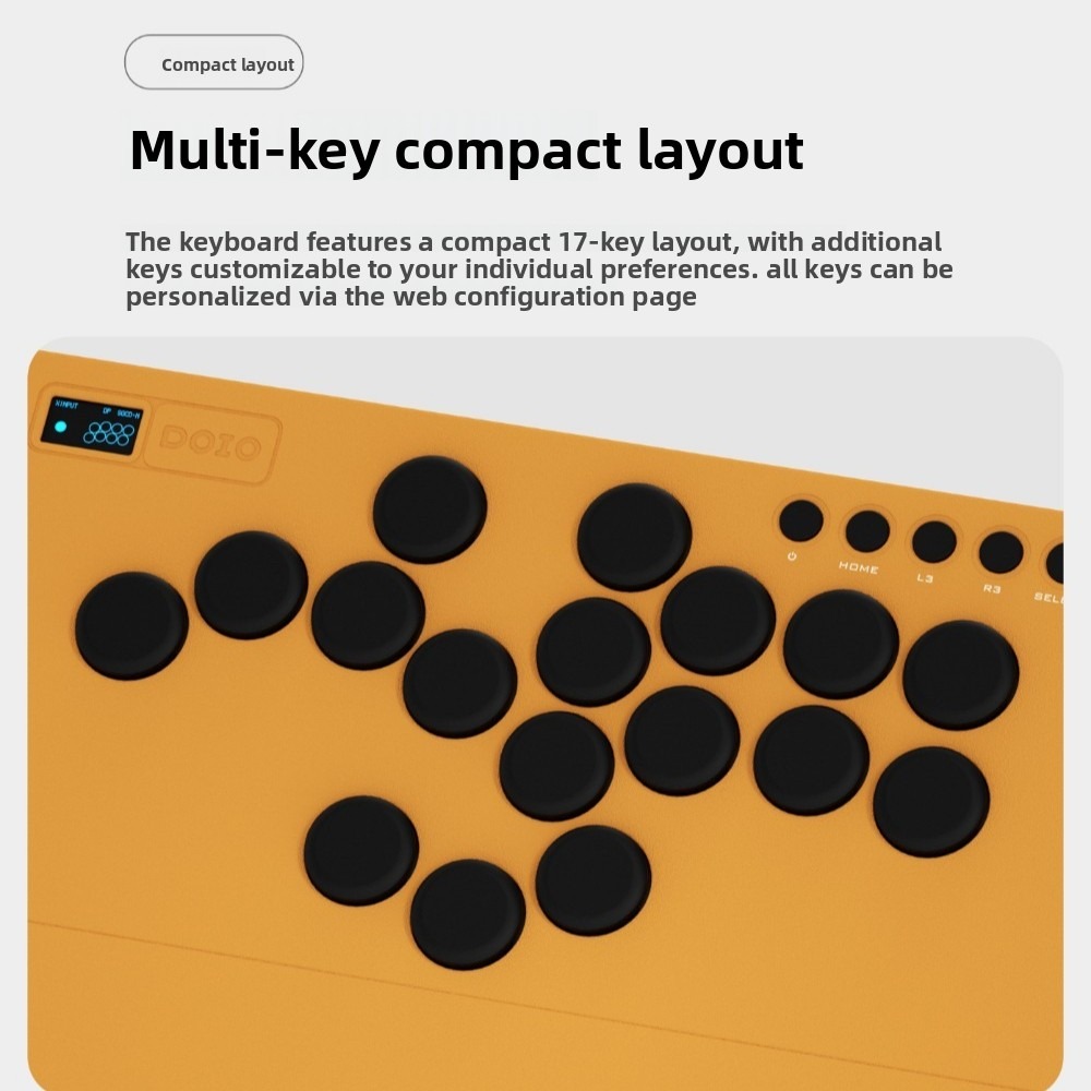 DOIO KBGM-H02+ HITBOX Keyboard - Gaming Keyboard Hot Swappable ulasan dan harga