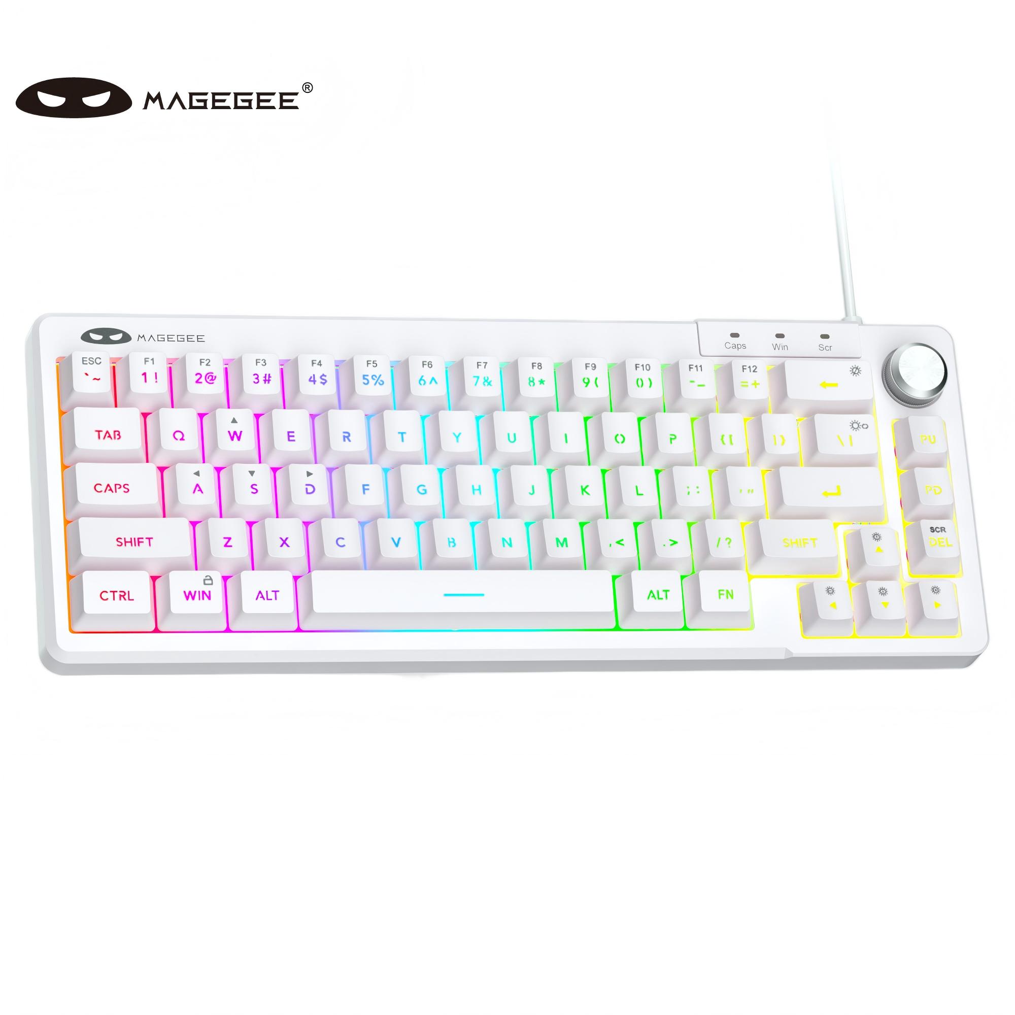 MageGee TS68 Mini, Keyboard Me - Keyboard Gaming Blue Switch ulasan dan harga