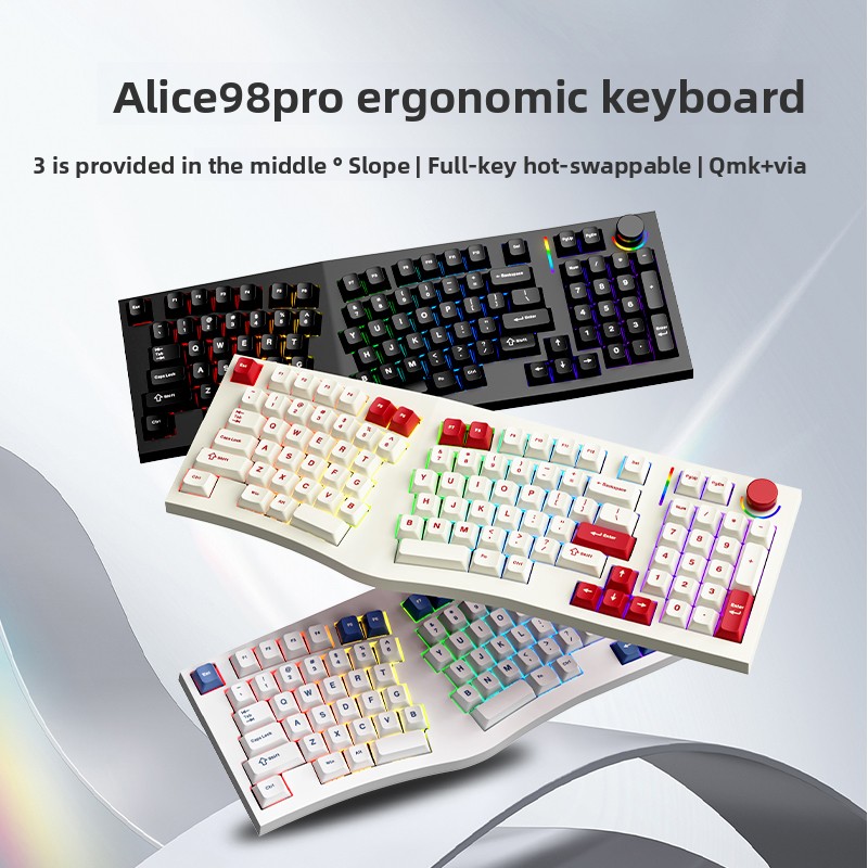 Keyboard Mekanik FEKER Alice98 - Gaming Keyboard Hot Swappable ulasan dan harga