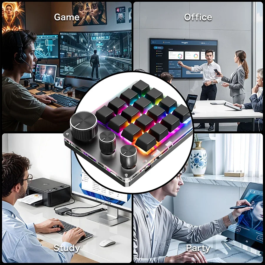 Keyboard Gaming Mekanis RGB Ni - Gaming Keyboard Mini ulasan dan harga
